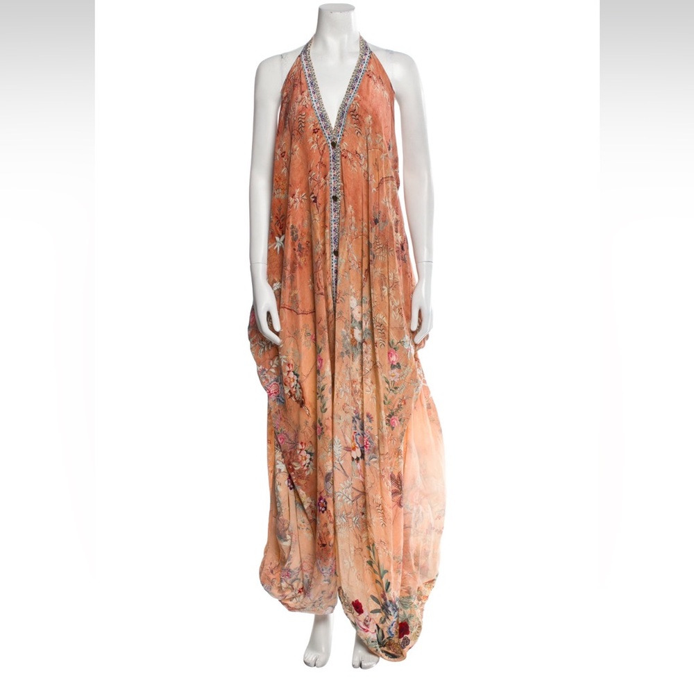 Camilla Silk Floral Print Jumpsuit
Size: One Size